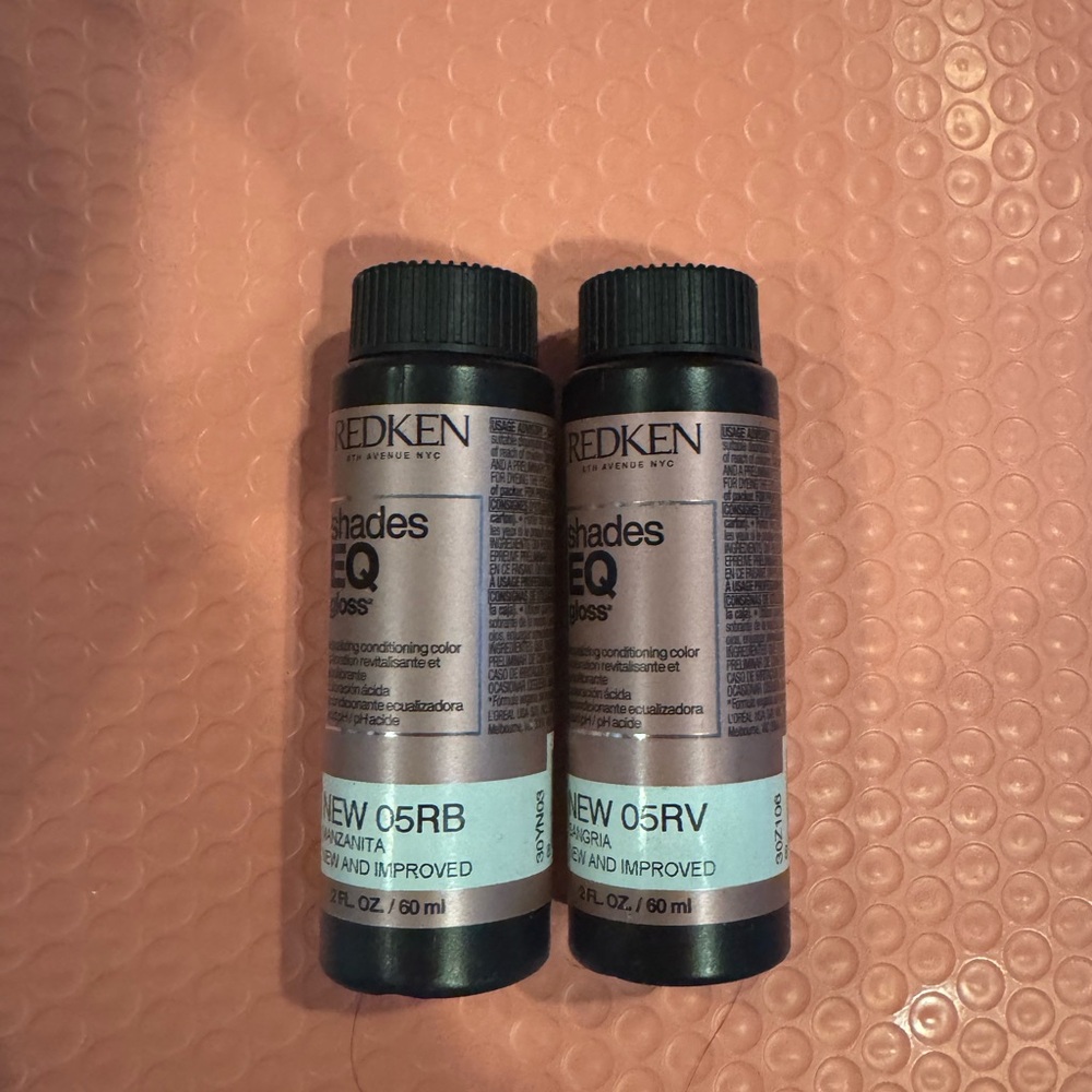 5RB & 5RV Redken Shades EQ Gloss Set (red)